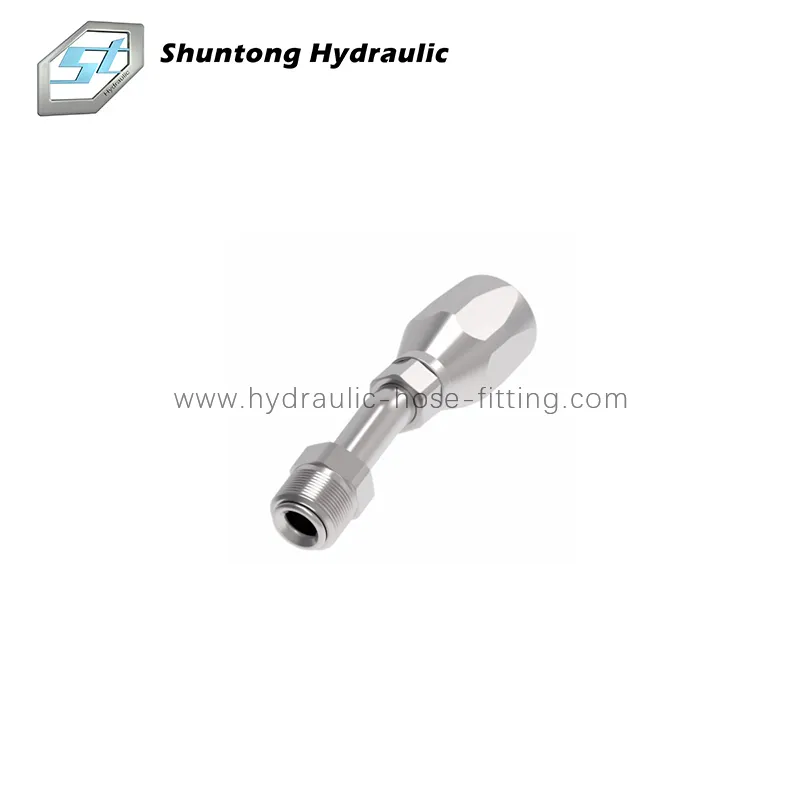 Reusable Hose Fittings 15˚ Elbow SAE Male Inverted Flare