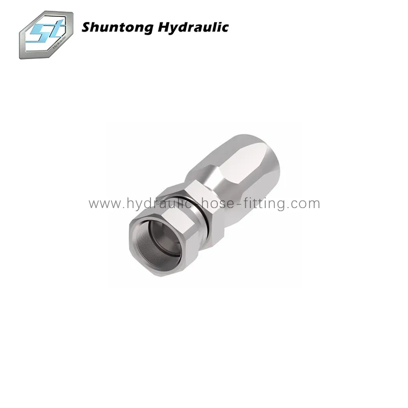 SAE 45° Swivel Female Reusable Non-Mandrel ສໍາລັບ SAE 100R5 Hose