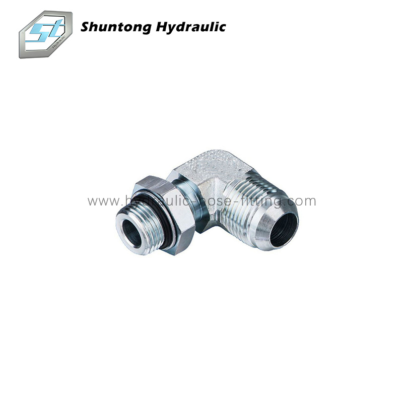 Stainless Hydraulic Adaptor 90° Male Stud Elbow