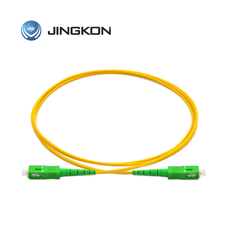 Propojovací kabel SC/APC SM (Single Mode).