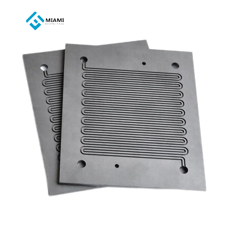 Corrosion resistant graphite hydrogen fuel cell bipolar plate