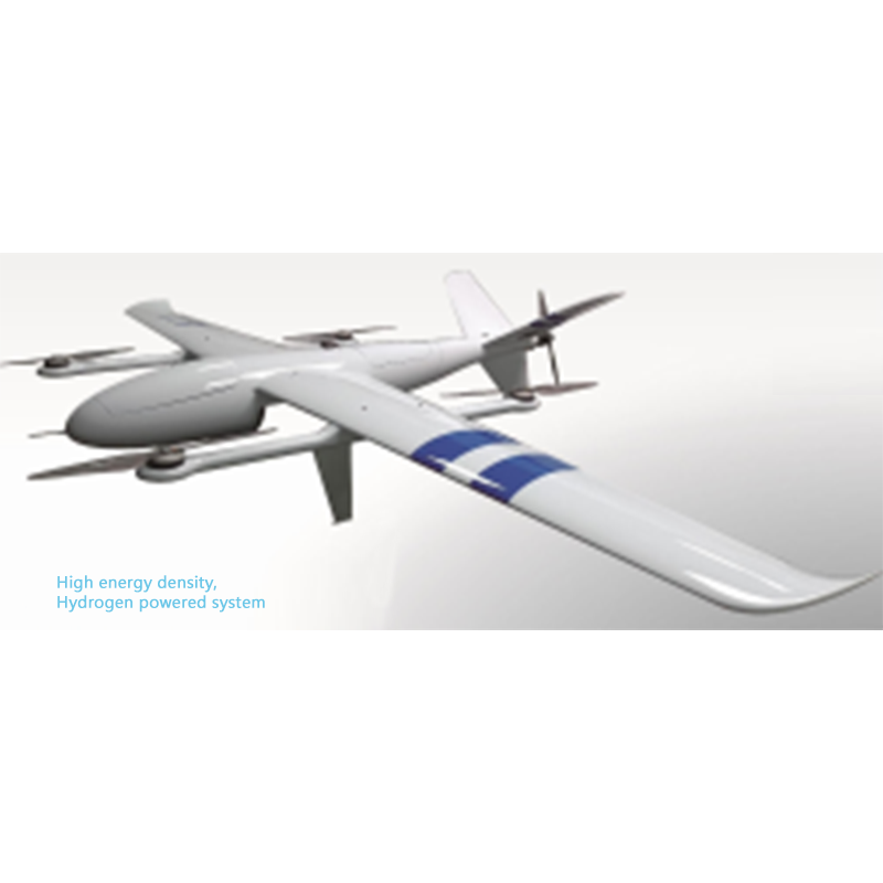 Fiksuoto sparno vandeniliu varomas UAV