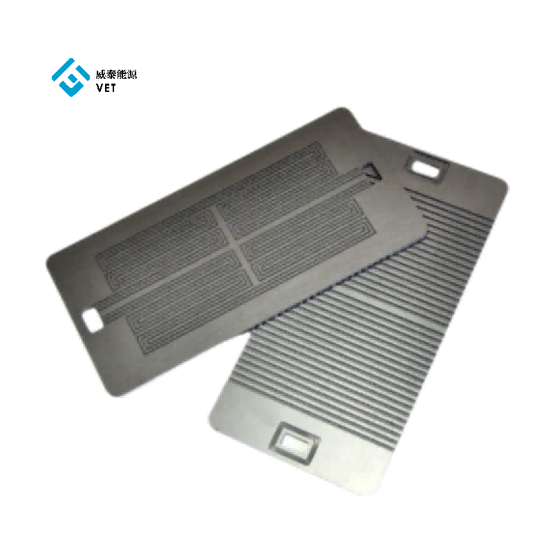 Graphite bipolar plates for fuel cells with good stability