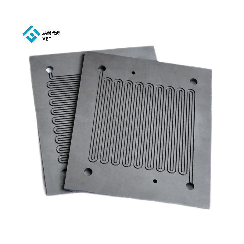 Graphite bipolar plates for high power fuel cells