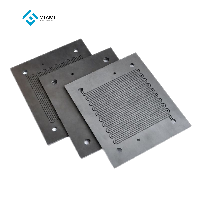 Graphite bipolar plates for large scale fuel cell manufacturing