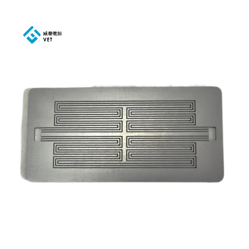 High performance graphite material fuel cell bipolar plate