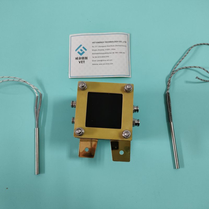 The test fixture is used to test the performance of fuel cell membrane electrodes