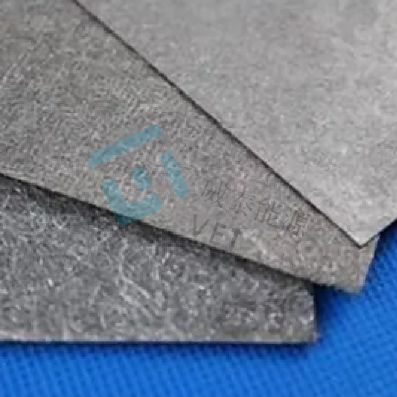 Titanium fiber felt fuel cell electrolytic cell anode material gas filter layer
