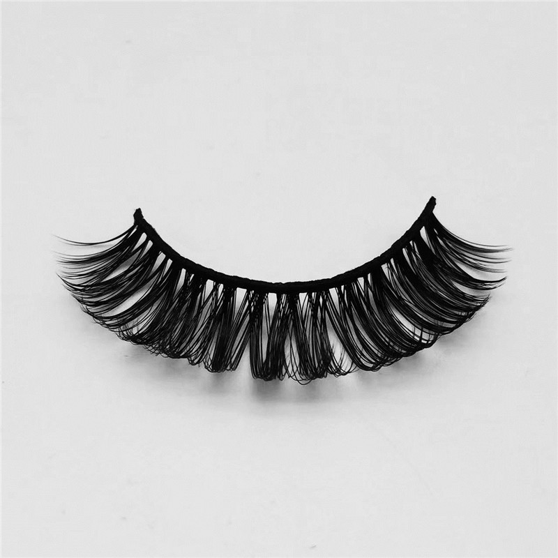 15mm Cat-Eye Lashes D Curl Russian Strip Lashes