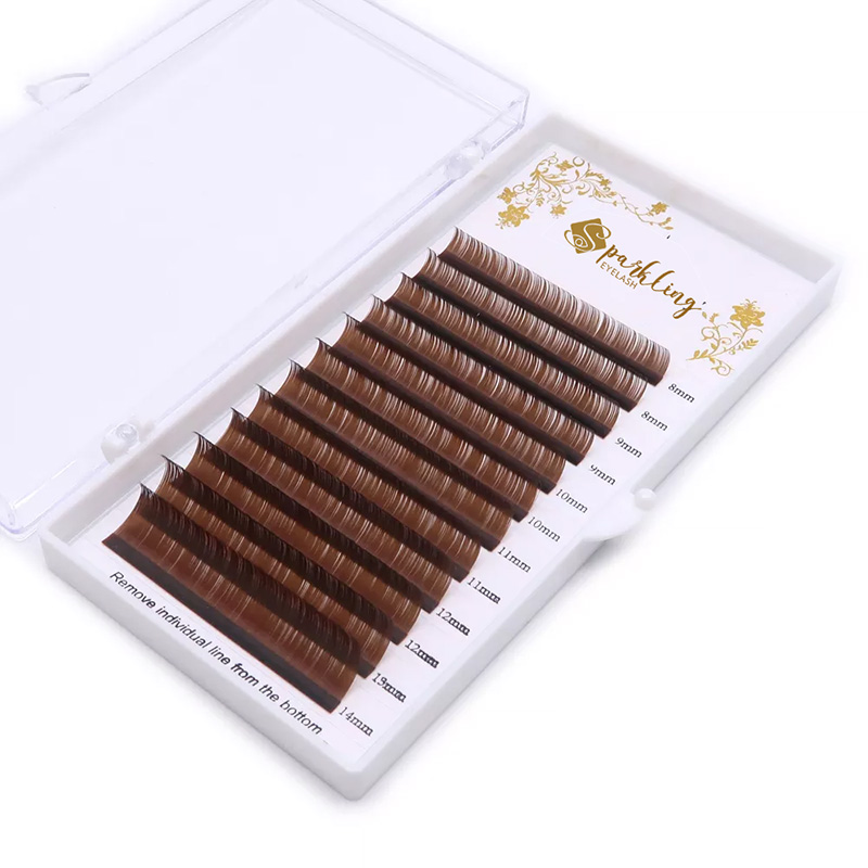 Color Eyelashes Extensions Mink Mixed Length In One Tray (c Curl 0.07mm 7-15mix) - 1 