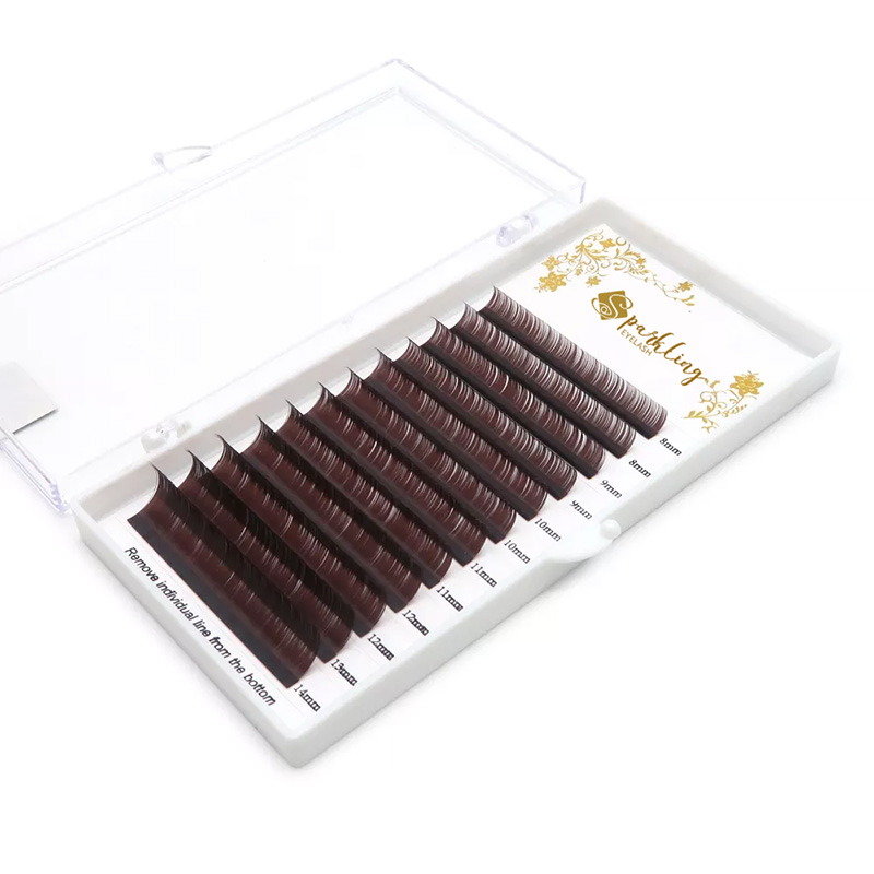 Color Eyelashes Extensions Mink Mixed Length In One Tray (c Curl 0.07mm 7-15mix) - 4
