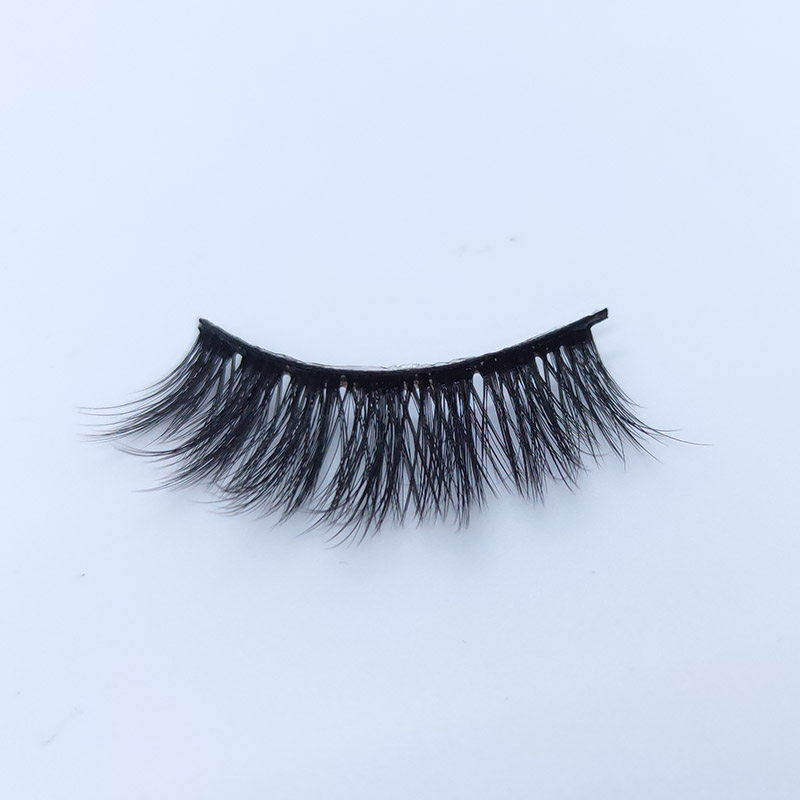 Natural Luxurious silk lashes 100% Handmade 10 Pairs 5D Faux mink lashes - 6 