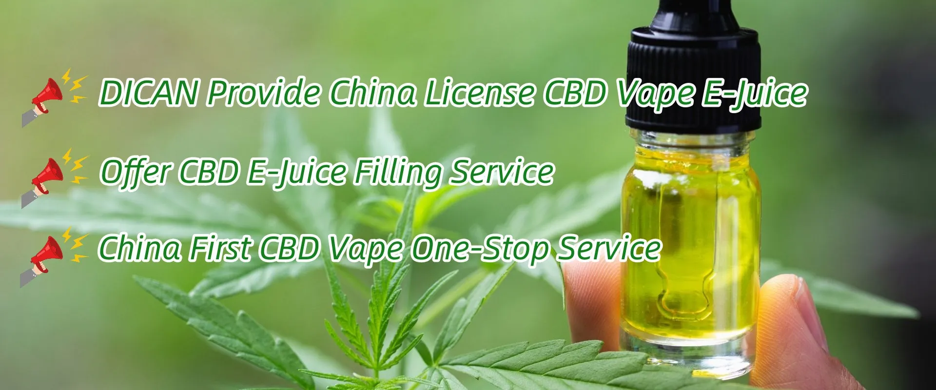 ผู้ให้บริการน้ำผลไม้ CBD Vape