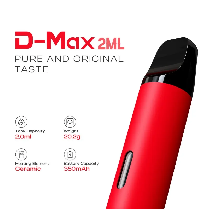 Su mejor bolígrafo desechable de aceite cbd hhc - D Max Pen 2.0ml 600 Puffs