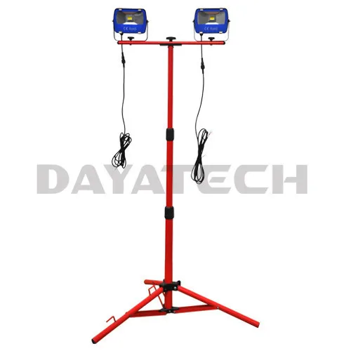 Portable Twin Head LED Work Light with Tripod