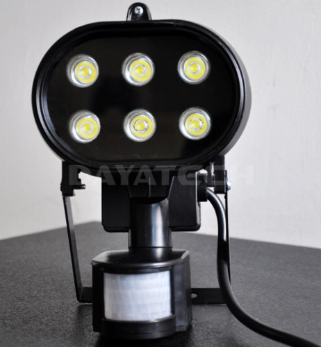 6 LEDs PIR Sensor Light LED Spot light with PIR sensor 10W