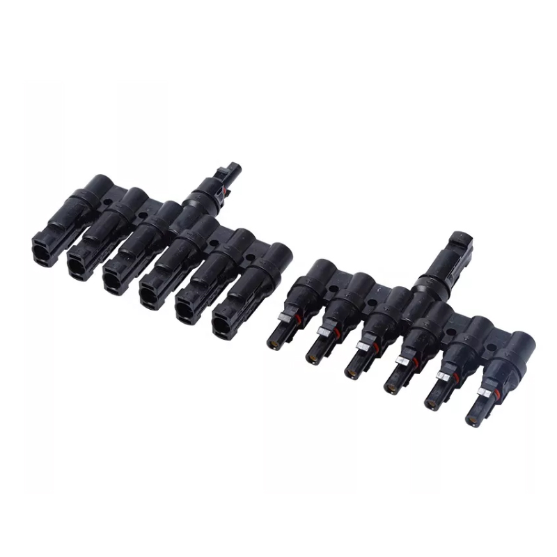 T6 Solar Connector 1 To 5 T Type Solar Panel Cable Branch Connector