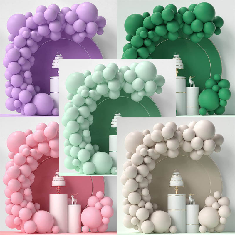 Solid Color Balloon arch - 4