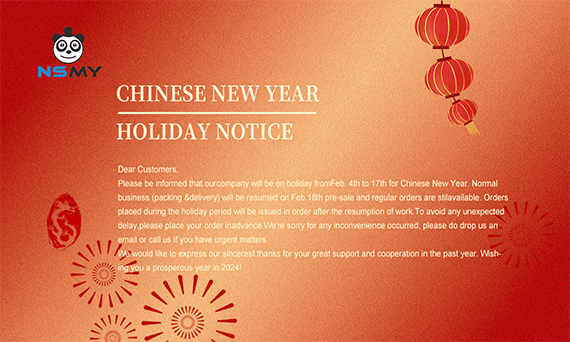What are your arrangements for Chinese New Year?