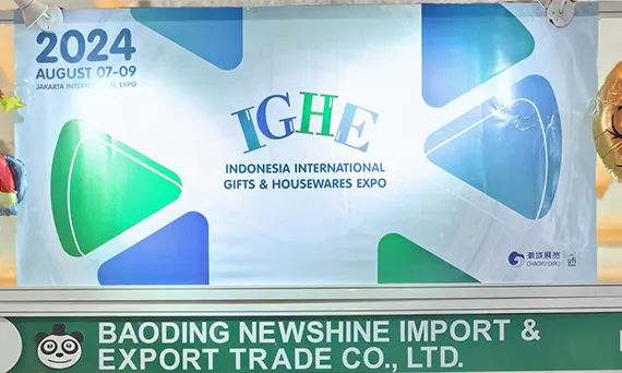 Triển lãm Hàng gia dụng và Quà tặng Quốc tế Indonesia của Newshine