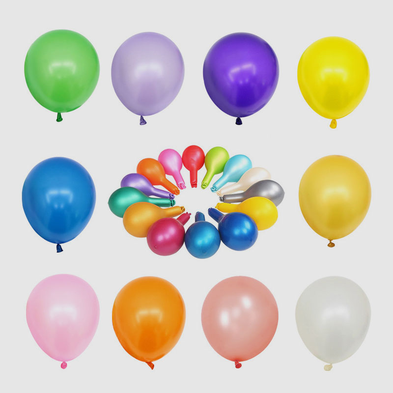 Različni pastelni baloni