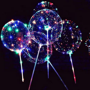 Balony z oświetleniem LED Bobo