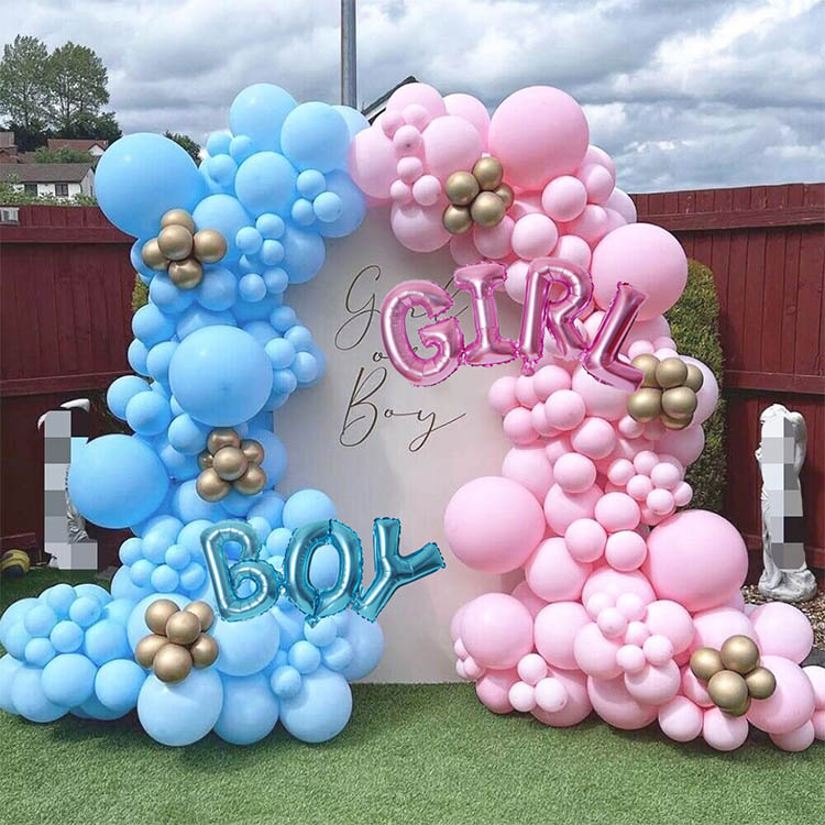 Boy or Girl Balloon Arch Garland Kit