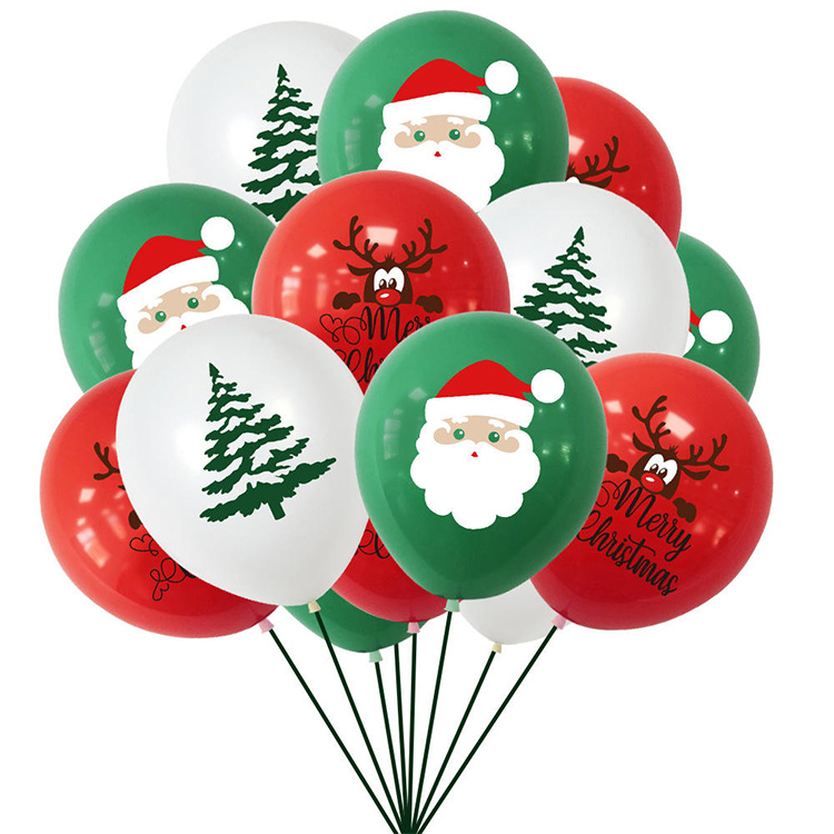 Weihnachtsballon aus Latex