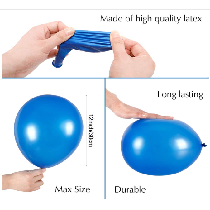 Wyczyść okrągłe balony - 3 