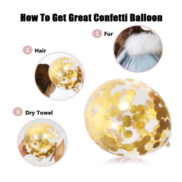 Confetti Bobo-ballon - 3 