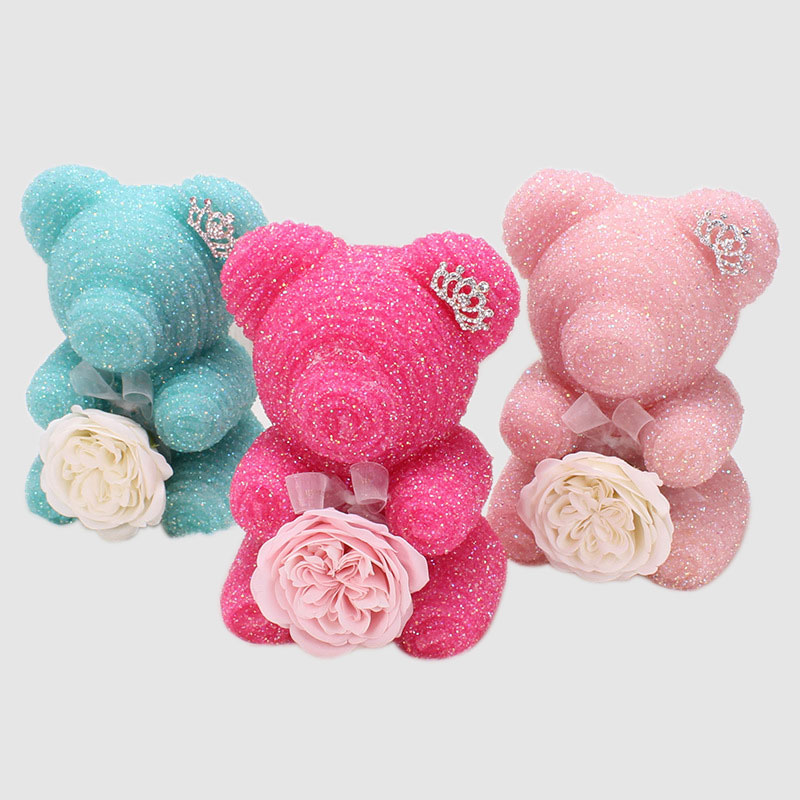 Diamond Rose teddybeer - 0 