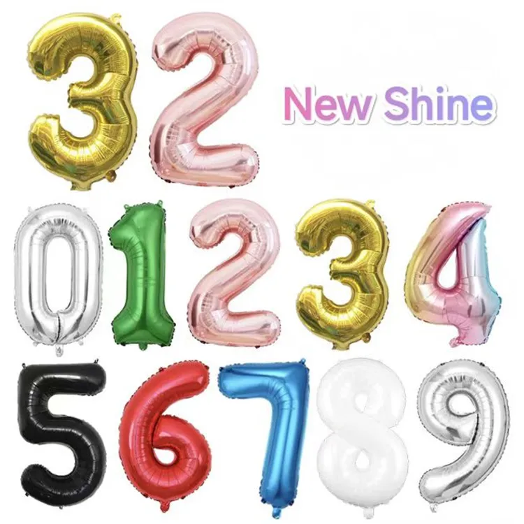 Foil Number Balloon