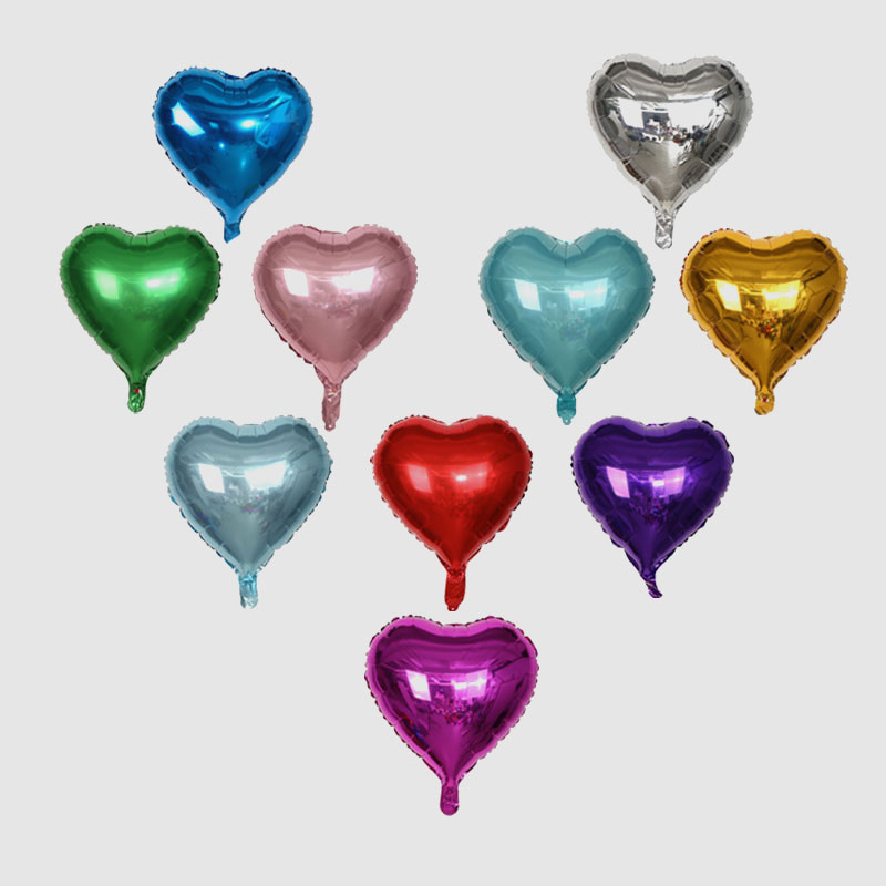 Hjerteformet folieballon