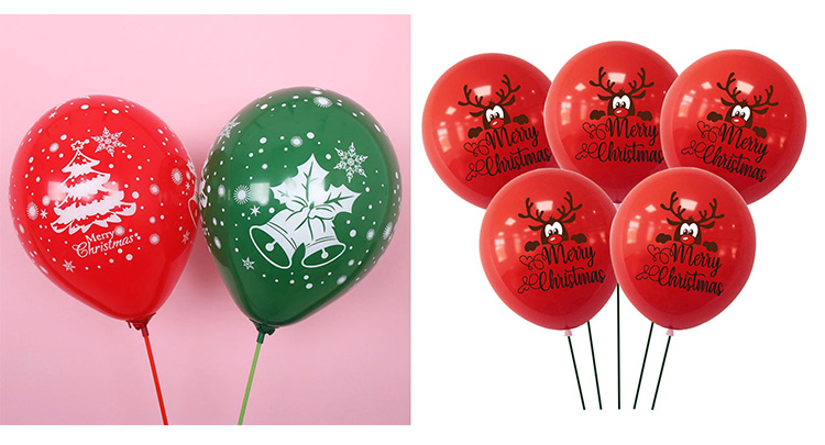 Christmas latex balloon