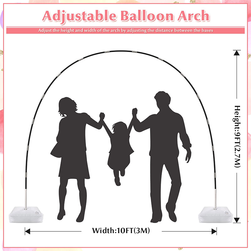 Balloon Arch kit with Water Fillable Bases