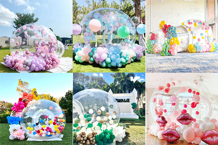 inflatable bubble house balloon arch kit