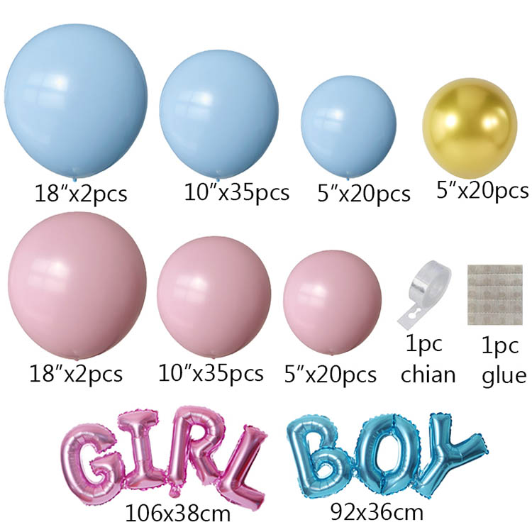 Boy or Girl balloon arch garland kit
