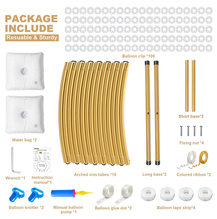 Metal Round Balloon Arch kit