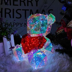 LED Holographic Bear
