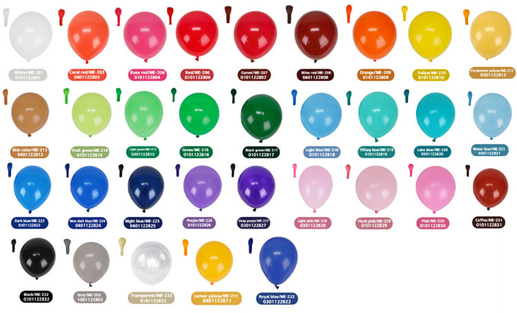 Standard Latex Balloons