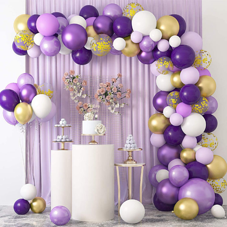 anniversary balloon chain arch set