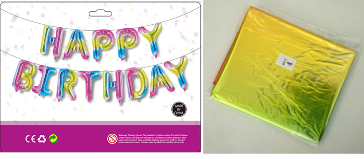 Happy Birthday foil balloon