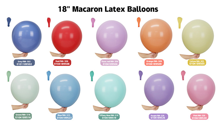 Macaroon latex balloon