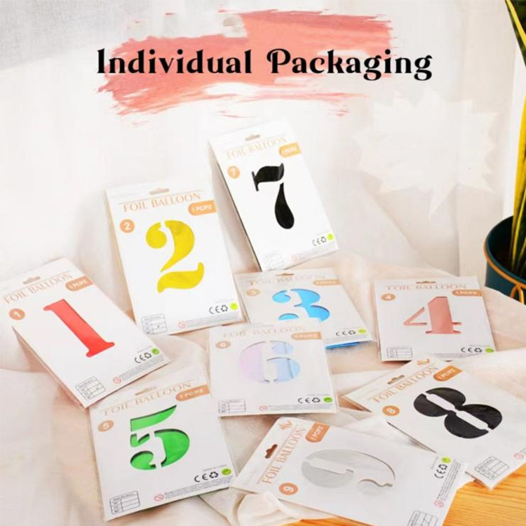 Individual Packaging Foil Balloon
