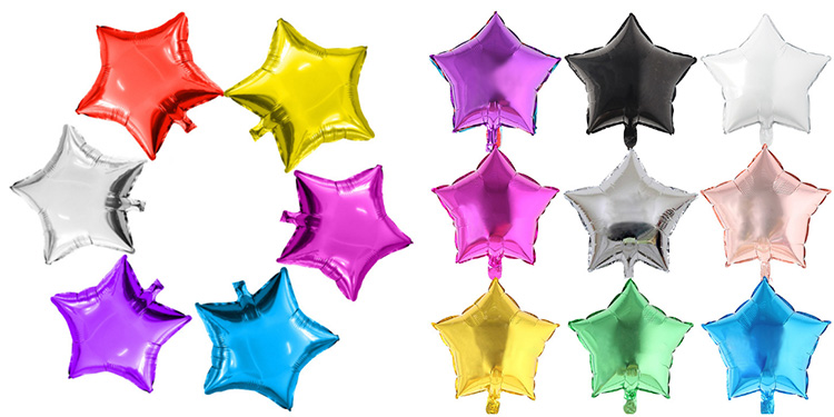 Star foil balloons