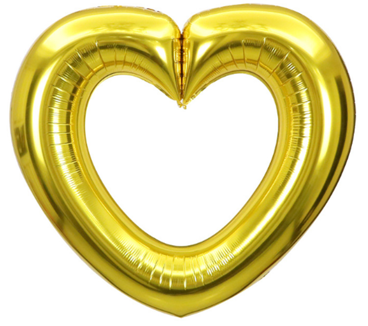 Gold foil balloons