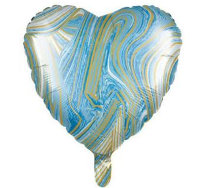 Blue Heart Balloons