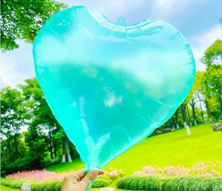 Blue Heart Balloons