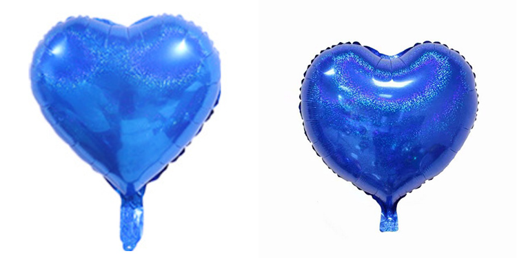 Blue Heart Balloons