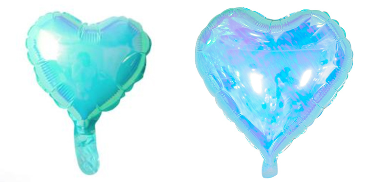 Blue Heart Balloons